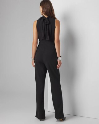 Sleeveless Halter Jumpsuit | White House Black Market